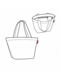 REISENTHEL Shopper M -  Flesh Aubergine