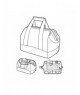 REISENTHEL - Borsa da viaggio M Twist silver