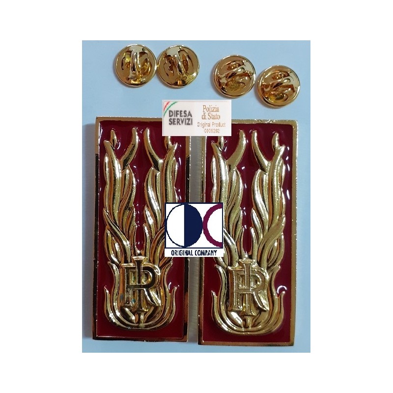 Alamari in metallo Polizia di Stato