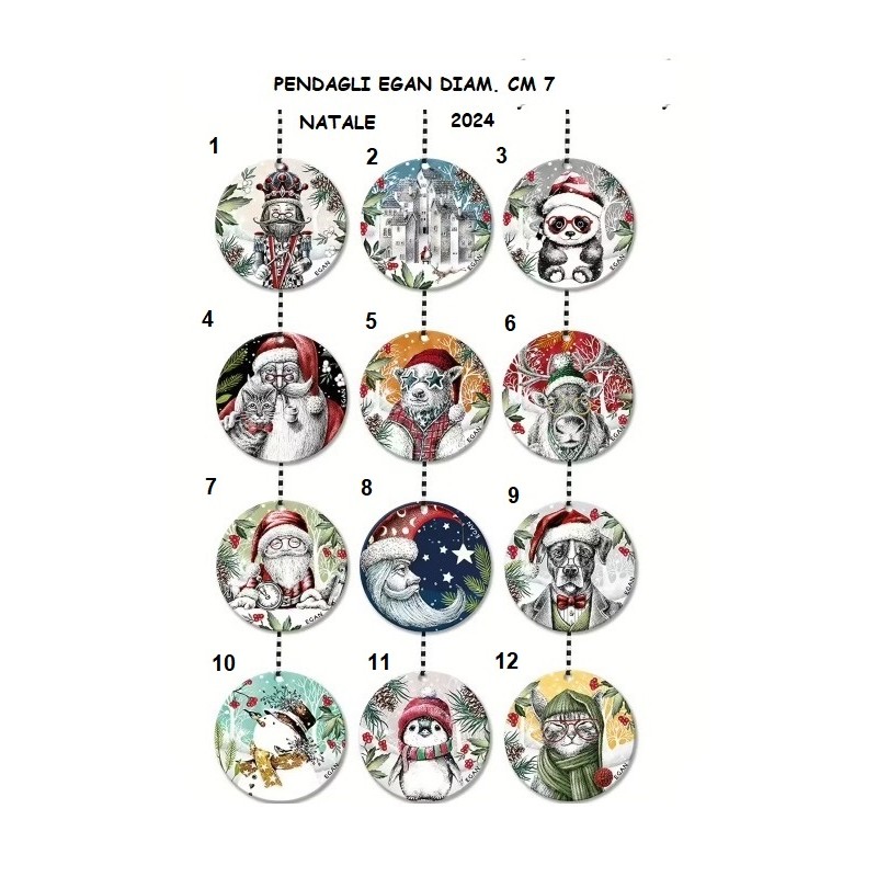 EGAN PENDAGLI SOGGETTI NATALIZI