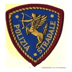 SCUDETTO POLIZIA STRADALE PLASTIFICATO