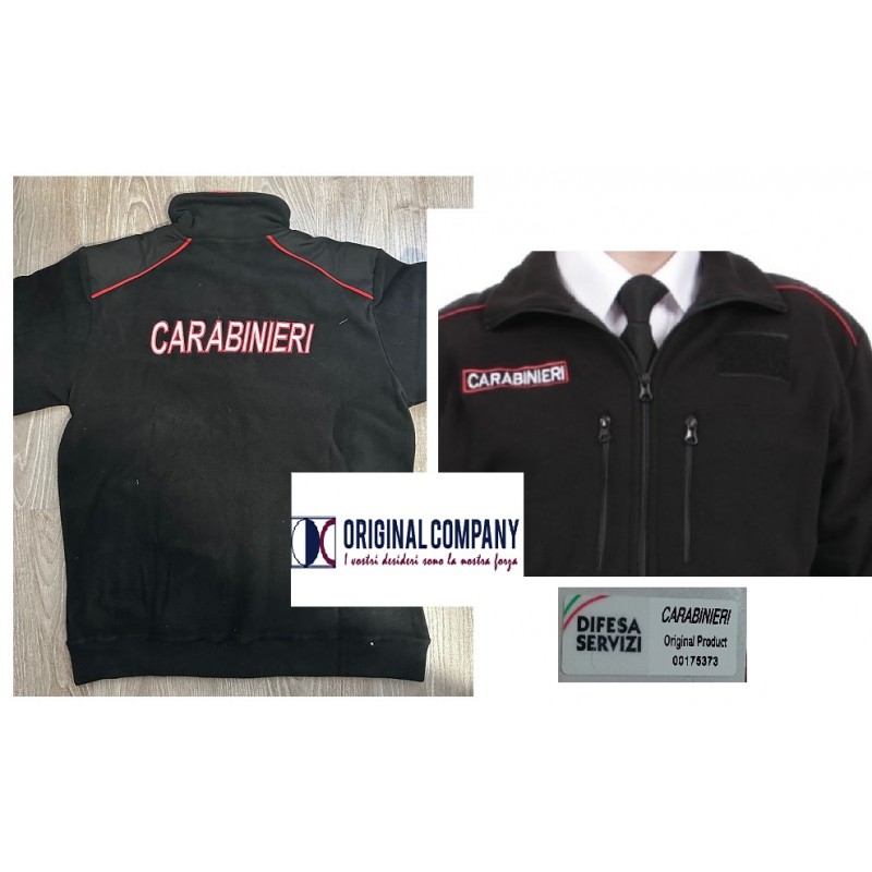 Maglione in pile Carabinieri 3 cerniere