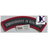 Patch omerale Comandate di Stazione plastificata