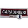 Scritta Carabinieri ricamata con velcro