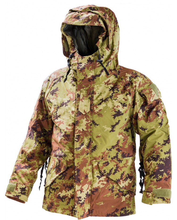 Parka vegetato impermeabile